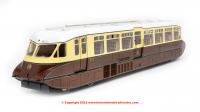 7D-011-001D Dapol Streamlined Railcar number 12 in GWR Chocolate & Cream livery with GWR Monagram